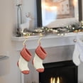 thumbnail image 3 of WRISTBIQUE Fireplace Mantel Stocking Holders Golden Iron 2Pcs Easter Holiday Decorating, 3 of 10