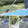 thumbnail image 2 of Edger Lawn Tool, Hand Manual Lawn Edger, Wheel Rotary Trimmer Grass Edger Shear for Garden Sidewalk ( 1.2m), 2 of 10