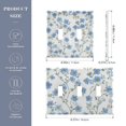 thumbnail image 2 of Yayeee Toggle Light Switch Wall Plate 2-Gang 4.56"x4.48" Decorative Outlet Cover, Forget Me Not, 2 of 7