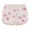 thumbnail image 1 of Minymo Shorts de Sport en Coton - Fleurs Roses/cygne Blanc (18 Mois), 1 of 3