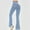 Light Blue, variant on Jacenvly New Jeans for Women Plus Size Long Pants Fashion Solid Elastic Waisted Wide Leg Pants for Women High Waist Skin-Friendly Elastic Waisted Pocket Black XL