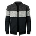 thumbnail image 2 of DecSea Sweaters for Men Cardigan Sweatshirt Hoodless Zip Up Jacket High Neck Lightweight, 2 of 4