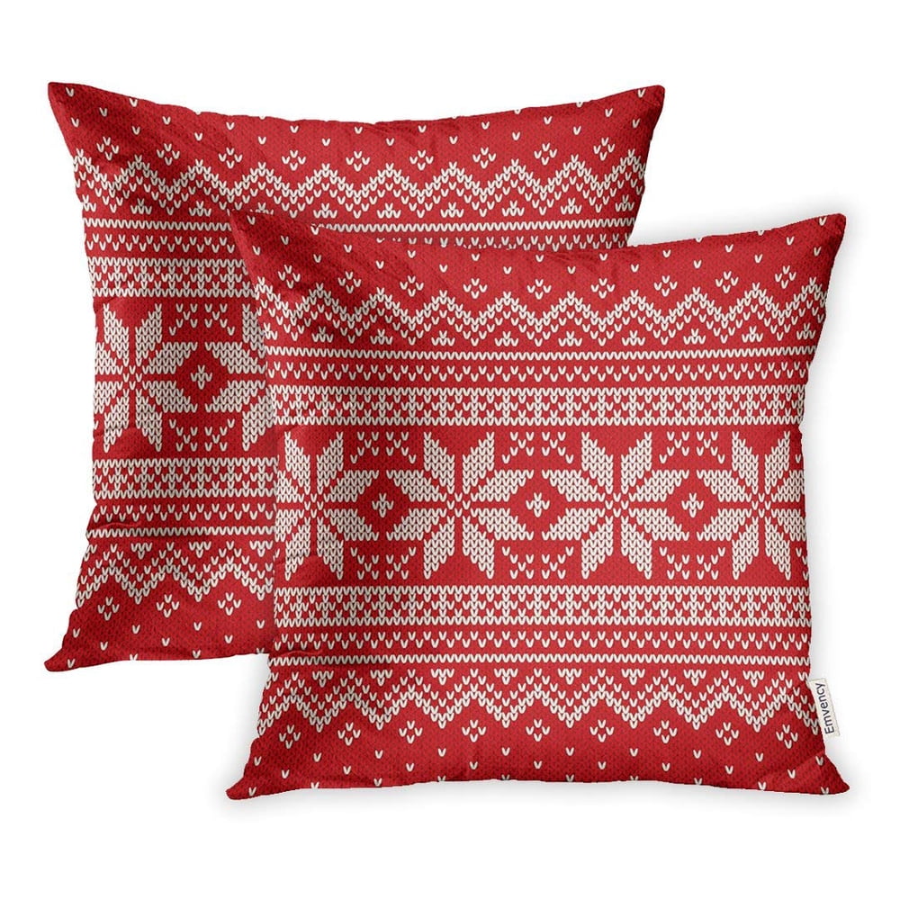 fair isle pillow cover