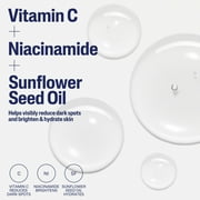 CETAPHIL Vitamin C Serum, Lightweight Face Serum for All Skin Types, Vitamin C, Niacinamide & Sunflower Seed Oil, 1 fl oz