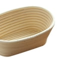 thumbnail image 4 of Matsuzay Cesta de mimbre de varios tamaños, redonda ovalada rústica para fermentación de pan, cesta de mimbre, cuenco para hornear, utensilio de Herramientas y accesorios para hornear 35*14*7cm Matsuzay JJ19535-14B, 4 of 6