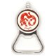 thumbnail image 1 of Año del dragón, animal China Zodiaco Rojo Acero inoxidable Metal cerveza tapa sacacorchos, 1 of 3
