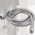 thumbnail image 2 of Stainless Steel Thickened Shower Hose 3 Meter G1/2 Bathroom Handheld Connection Tube Sprayer Hose NEW, 2 of 4