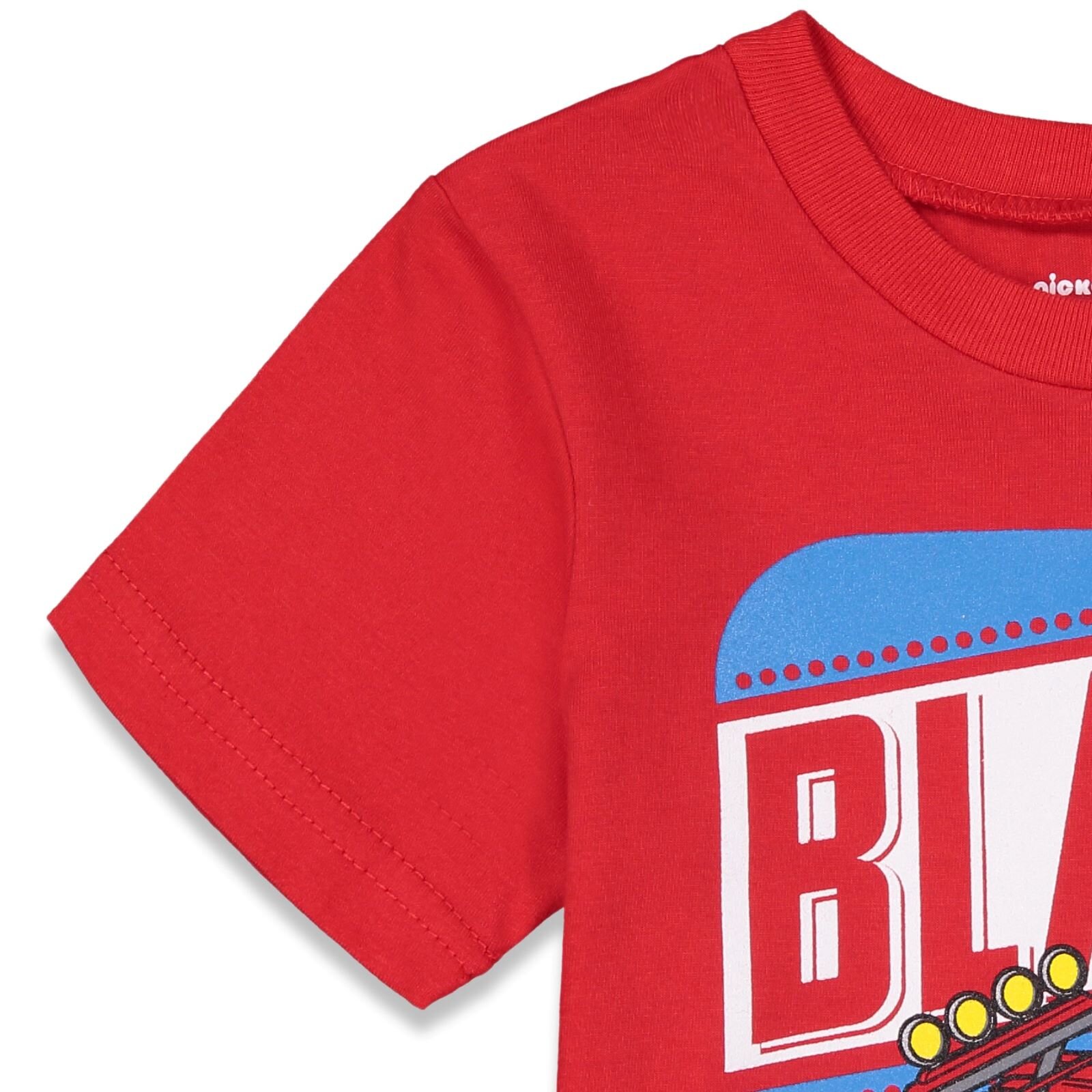Blaze and the Monster Machines Little Boys Graphic T-Shirt Mesh Shorts Outfit Set Red / Black 6 - image 4 of 5