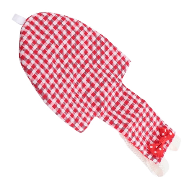 Parrots Pilot Suit, Tight Protective Parrots Red Grid Elastic For Macaw For Budgies For Parakeet XS,S,M,L