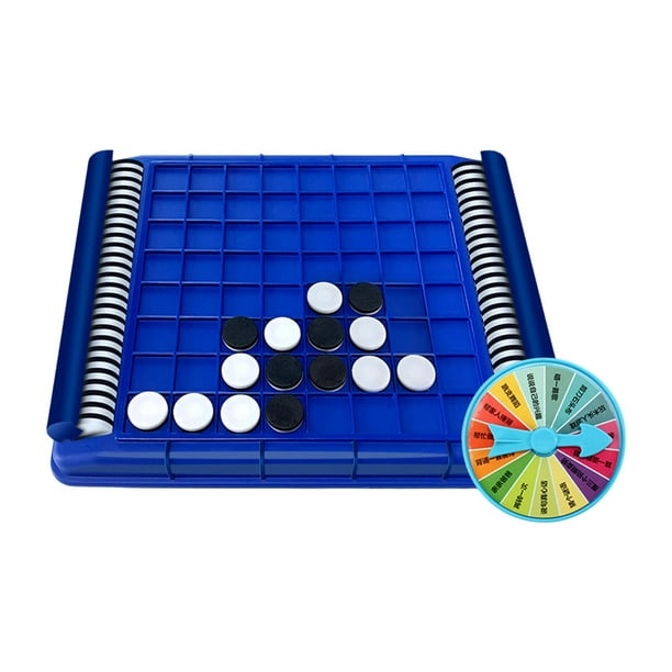 Juego de mesa de estrategia Reversi para el hogar y los viajes, rompecabezas portátiles, juego de cerebro interactivo, juego de mesa clásico para con disco de penalización
