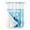 Blue, variant on No Hook Cloth Fabric Shower Curtain with Snap in Liner, Beach Surfboard Waterproof Shower Curtains Set with See Through Top Window, Summer Sea Surfing Tropical Botanical Tree Bath Curtains 36"x72"