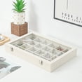thumbnail image 6 of Coward Jewelry Organizer Box,24 Grids Ring Earring Display Case, 6 of 6