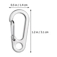 thumbnail image 6 of Tool Key Ring Belt Holder Heavy Duty Chain for Keychain Accessories Concise Loop Alloy 12 Pcs, 6 of 6