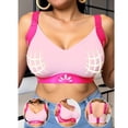 thumbnail image 3 of Backless Bra for Women Large Size Seamless Solid Color Everyday Bras Nylon Regular Length 1Pc, 3 of 7