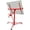 Red, variant on Drywall Lift 11FT Heavy Duty Drywall Panel Hoist Professional Jack Lifter Sturdy Rolling Lockable Caster Wheels Lifter Construction Tool, 150LB Capacity, Red
