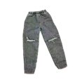 thumbnail image 1 of Figuras de acción 1:6, trajes , modelo de moda, disfraz, decoración de muñecas, ropa de muñeca en miniatura, pantalones de figura masculina de negro rasgado, 1 of 8