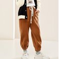 thumbnail image 3 of YuYuBao Toddler Girls Pants Athletic Active Girls Boys Jogger Pants Sweatpants Thick Winter Warm Long Bottoms Trousers, 3 of 5