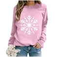 thumbnail image 2 of Bibifish Womens Sweatshirts Fall Winter Casual Graphic Print Long Sleeve Crewneck Sweatshirts Trendy Comfortable Ladies Graphic Sweatshirts, 2 of 5