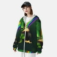 thumbnail image 5 of Balery St. Patrick's Day4 Men's Women's UPF 50+ Sun Protection Lightweight Hoodie Performance Long Sleeve Shirt for Fishing Running-X-Large, 5 of 9