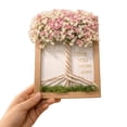 thumbnail image 1 of DIY Mothers Day Dried Flower Tree Frame Personalized Wooden Photo Frame With Letter Stickers & Artificial Flowers, 1 of 8