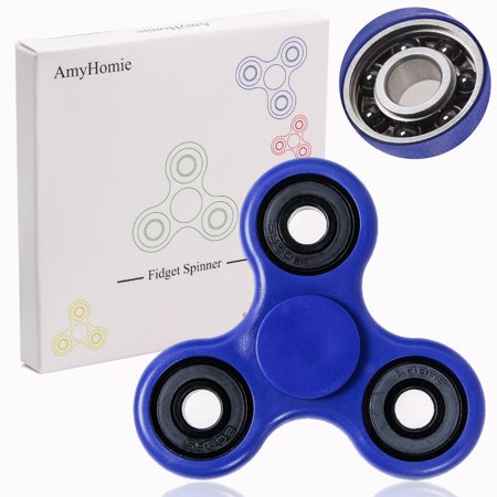 Fidget Spinner, AmyHomie Tri Fidget Hand Spinner, Ultra Fast Bearings 