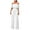 White, variant on Odeerbi Jumpsuit for Women Off Shoulder Trendy 2025 Casual Solid Erogenous Lace Side Zipper Jumpsuit Black
