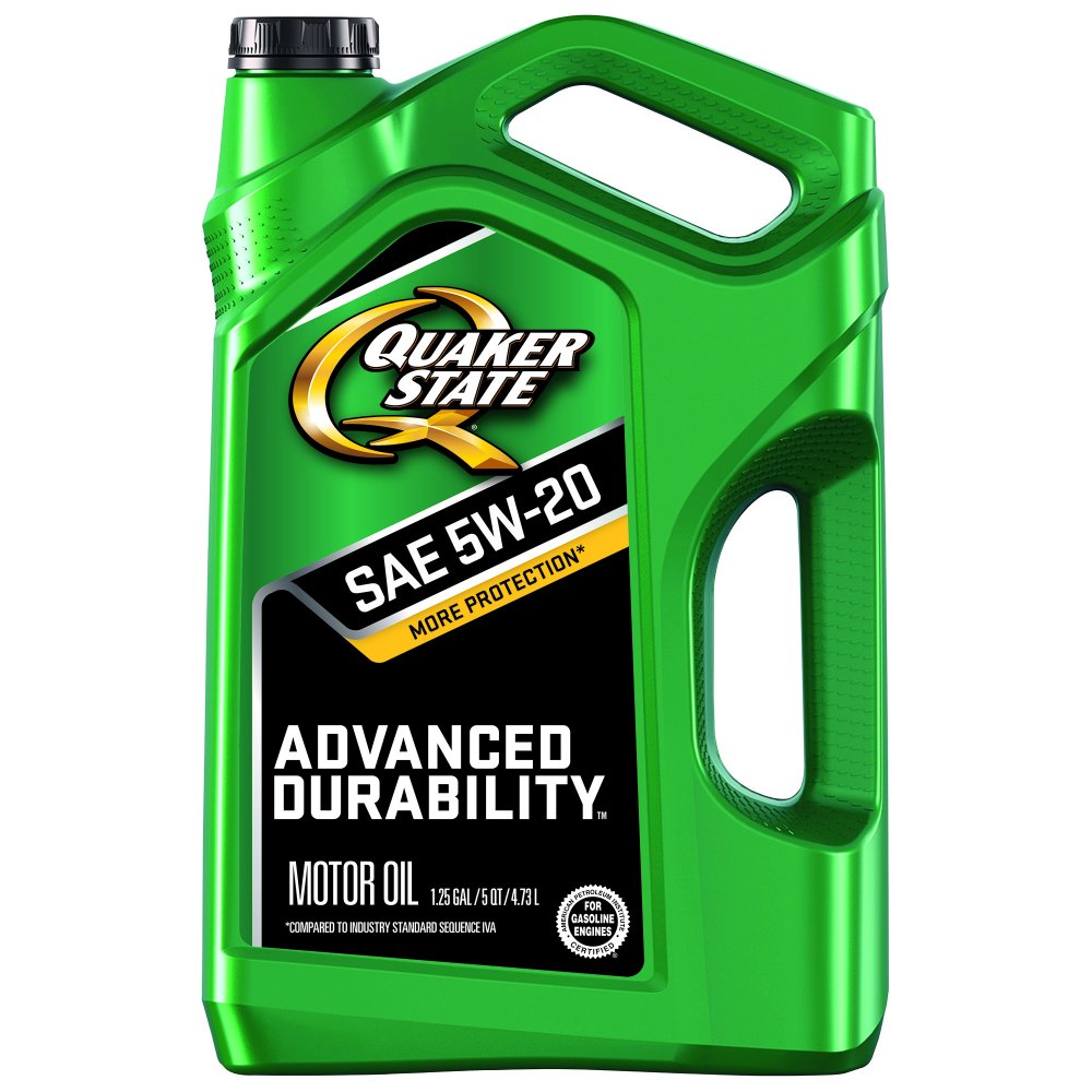 Quaker State Advanced Durability Conventional Motor Oil SAE 5W20, 5