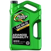Quaker State Motor Oil, Synthetic Blend 5W-20, 5-Quart