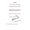 thumbnail image 2 of 6pcs 20g 1.5mm Screw Nose Rings for Women Diamond CZ Nose Stud Rings Silver 6.5mm Length L Shaped Nostril Piercing Jewelry 20 Gauge Nose Jewelry, 2 of 4