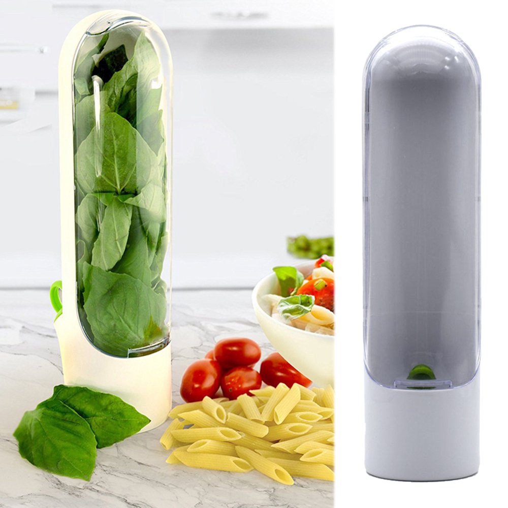 Cheers.US Fresh Herb Keeper, Herb Storage Container, Vanilla KeepFresh