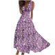 thumbnail image 1 of Vestido Corto de Verano de Moda sin Mangas con Cuello en V Impreso Vestido Casual Grande Del Doblado para Diario, 1 of 5