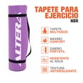 thumbnail image 2 of Tapete para Yoga y Pilates Altera  NBR0518 Grosor 1cm Pilates Foam 184x61 cm Morado, 2 of 6