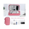thumbnail image 6 of Electronic Organizer, Travel Cable Organizer Bag Pouch Electronic Accessories Carry Case Portable Waterproof Double Layers All-in-One Storage Bag for Cable, Cord, Charger, Phone, Earphone Pink, 6 of 6