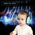 thumbnail image 2 of Orejeras azules y verdes Orejeras insonorizadas para bebés Protección para bebés para niños Orejeras con reducción de ruido para dormir antiruido Auriculares Aviones para dormir, 2 of 5