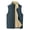 Grey, variant on comerut Men Winter Casual Sleeveless Jacket Stand Collar Warm Fleece Lining Waistcoat Pockets Zipper Placket Vest Coat