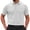 Z99 White, variant on Landzoo Men'S Shirts Solid Color Short Sleeve Notch Neck T-Shirt Summer Loose Fit Men Tops Size L Army Green