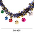 thumbnail image 3 of Christmas Garland for Stair Railing Christmas Decoration Rattan Flower Ribbon Mood Scene Arrangement Hanging Party Colorful Strip Top Creat Pendant Christmas Wreath, 3 of 7