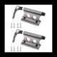 thumbnail image 1 of 2 Piezas Soporte Horquilla para Bicicleta,Cama de CamióN, Techo,Portabicicletas,Bloque de Bicicleta, Soporte de CamióN para CamióN, SUV, Remolque, Bicicleta de Carretera, Gris, 1 of 9