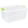 Sterilite 16-Gallon (64-Quart) Latch Storage Box, Set of 6