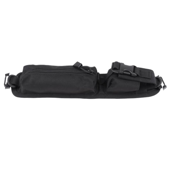 2 bolsillos Compact Pouch Correa hombro Bolsa para uso general Negro shamjiam Funda compacta Molle
