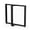 T-shape-28"H35"W, variant on T-shape 28"H35"W Metal Table Base Set of 2