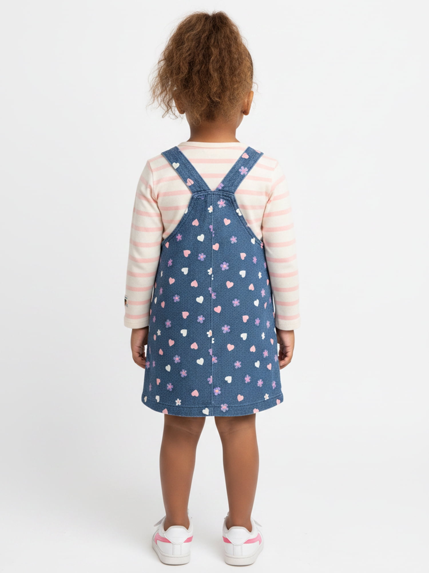 Gracie’s Corner Baby and Toddler Girls Layered Dress Set, 2 Piece, Sizes 12M–5T