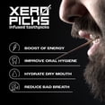 thumbnail image 7 of Xero Picks Energy Caffeine Flavored Toothpicks B12 for Focus & B6 (Blue Raspberry, Pack of 3) Sugar-Free Alternative to Energy Mints & Gum - Kosher, 7 of 7