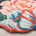 thumbnail image 3 of SAFAVIEH Jardin Vincent Floral Area Rug, Navy/Pink, 6' x 6' Round, 3 of 10