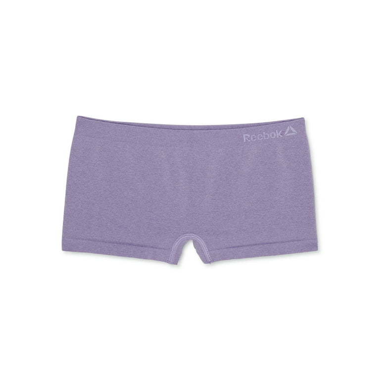 💜Reebok Girls Underwear 5Pk Seamless Boy Shorts