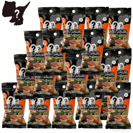 Dinosaur Finger Puppets Set with Biting Feature - Mini T-Rex Action Figures for Kids' Party Favors, Cake Toppers, Office & Home Decor (LR 20 PCS Blind Bags Dinosaur)