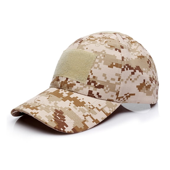 Toptie Tactical Hat Constructed Operator Baseball Cap Trucker with Loop Patches-Digital Desert