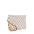 thumbnail image 2 of Pre-Owned Louis Vuitton Damier Azur Neverfull MM Pochette, 2 of 11