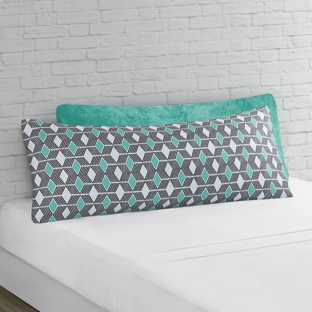 Mainstays Assorted Designs Body Pillow Covers, 2 Count