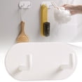 thumbnail image 2 of Heavy Duty Adhesive Hooks, Metal Wall Mount Hooks, Punch-Free Towel & Key Holder for Bathroom, Kitchen & Entryway, Strong Stick-on Decorative Hooks for Coats, Bags, Robes, Clothes,White, 2 of 8